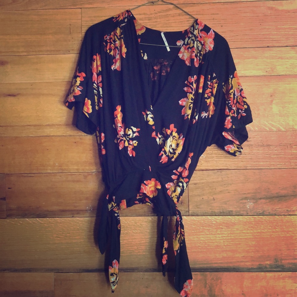 Free people floral top